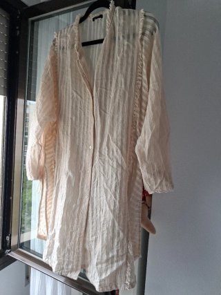 Camisa Massimo Dutti Beige Talla M
