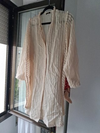 Camisa Massimo Dutti Beige Talla M