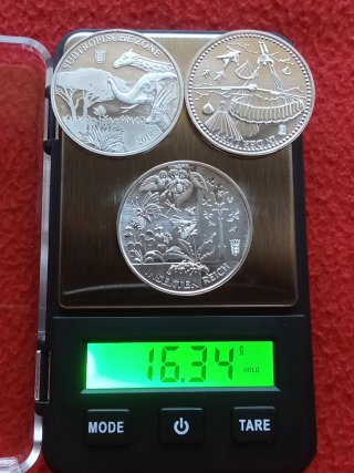 Germania Lotto 3 Medaglie Commemorative in argento