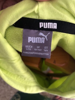 Sudadera Puma verde lima