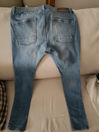 Pantalón vaquero Pull&Bear azul hombre