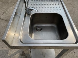 Fregadero industrial acero inoxidable
