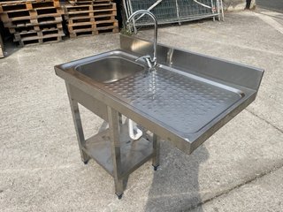 Fregadero industrial acero inoxidable