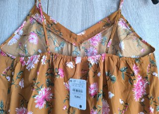 Vestido Sfera floral tirantes talla XL. Nuevo