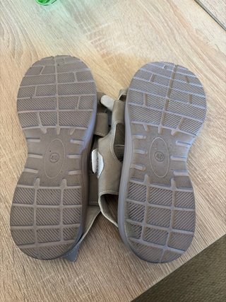 Sandalias Beige/Gris Mujer