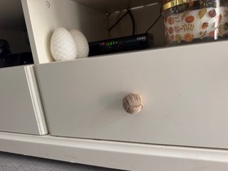 Mueble TV Ikea Blanco y Madera