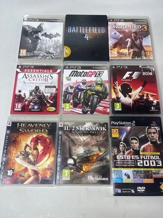 Lote Videojuegos PS2 y PS3
