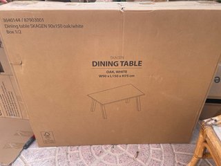 Mesa Comedor JEGIND Blanca/Madera