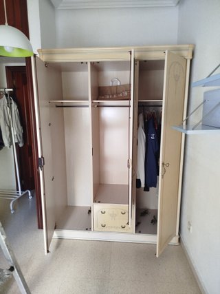 Dormitorio completo cama 90 sin somier