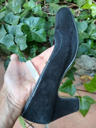 Zapatos Baile Español Piel Negros