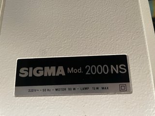 Máquina de coser SIGMA 2000 NS para piezas