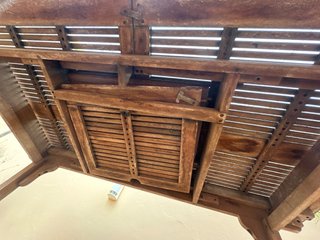 Mesa de madera plegable exterior Canet de Mar