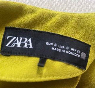 Vestido midi verde limón Zara
