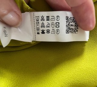 Vestido midi verde limón Zara