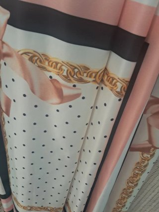 Abito lungo con stampa