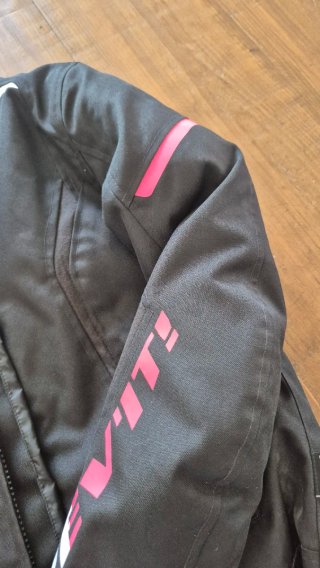 Chaqueta Moto Revit Mujer Talla 36 Negra/Rosa