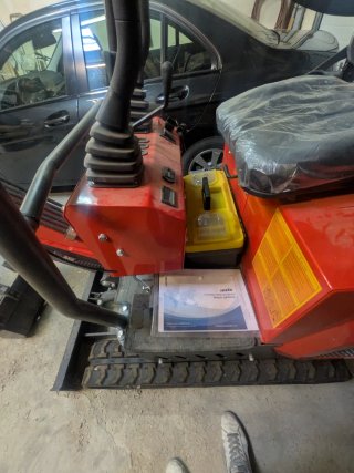 Mini excavadora 1 tonelada nueva sin estrenar