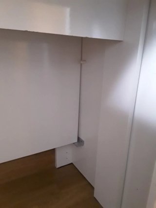 Mesa consola extensible blanca"85 euros"