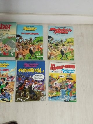 Lote 8 Comics Mortadelo y Filemón + Asterix