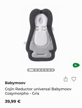 Cojín reductor para bebé