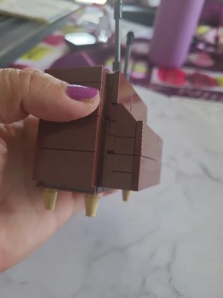 Lote TV y Teléfono Retro Estilo Lego