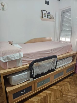 Cama nido con cajones