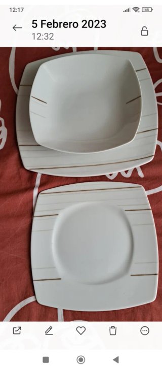 Vajilla Santa Clara Porcelana España
