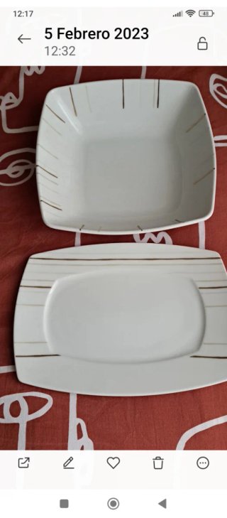 Vajilla Santa Clara Porcelana España