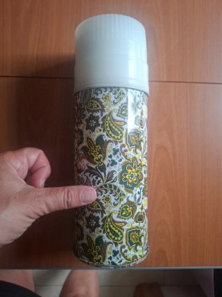 Termo retro vintage floral