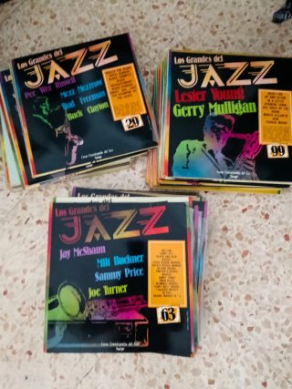 Colección Vinilos Jazz Salvat,70 discos a 2 eu.
