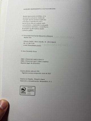 ANÁLISIS MATEMÁTICO I
