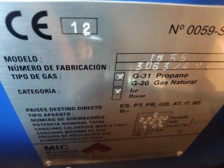 Horno Cerámica Propano ISUNI