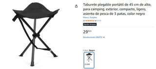 Taburete Plegable Portátil