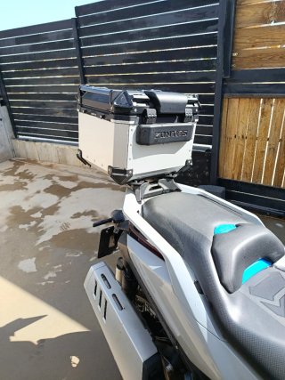 Zontes 368G Maxi Scooter Gris/Blanco