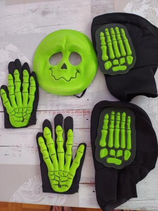 Disfraz Esqueleto Halloween Ikali
