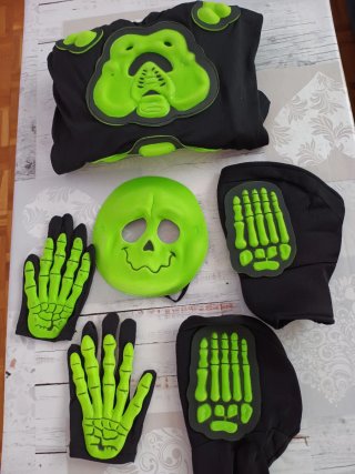 Disfraz Esqueleto Halloween Ikali