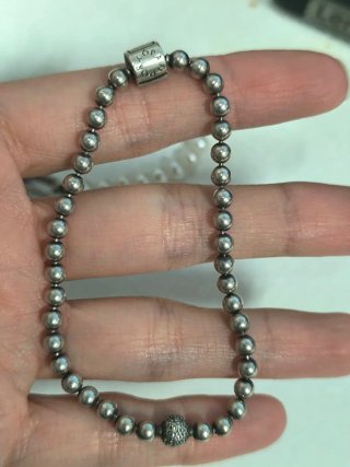 2 Pulseras Pandora Corazón Perlas y bolitas