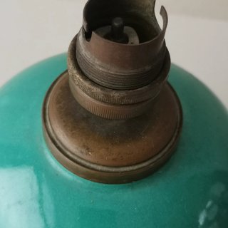 Lámpara de cerámica esmaltada
