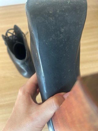 Jeffrey Campbell Stivali Neri Pelle Tg 37