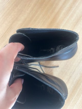 Jeffrey Campbell Stivali Neri Pelle Tg 37