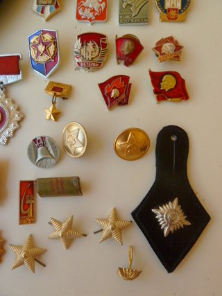 Lote Insignias y Medallas Rusia
