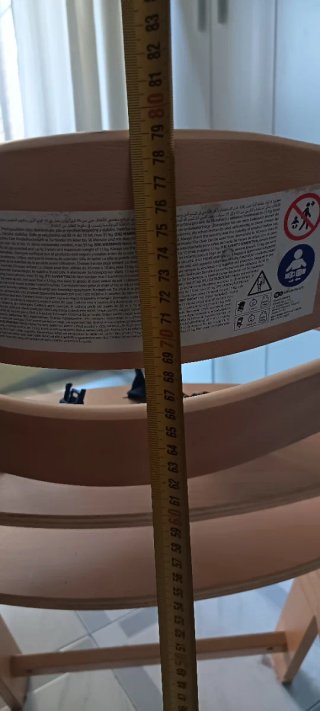 Trona Kinderkraft madera bebé