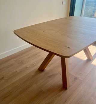 Mesa PILMA IRIS Roble Natural Extensible / NUEVA