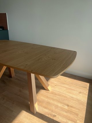 Mesa PILMA IRIS Roble Natural Extensible / NUEVA