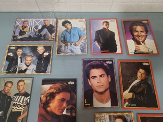 Lote 16 Postales Artistas Pop 80s 90s