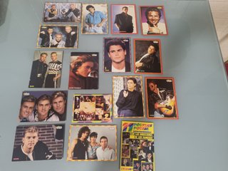 Lote 16 Postales Artistas Pop 80s 90s