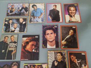Lote 16 Postales Artistas Pop 80s 90s