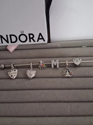 Lote de 2 Charms plata para  pulsera Pandora