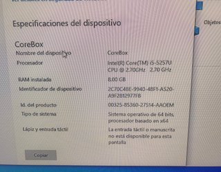 Mini PC CHUWI Core i5 8GB RAM 500GB SSD y monitor