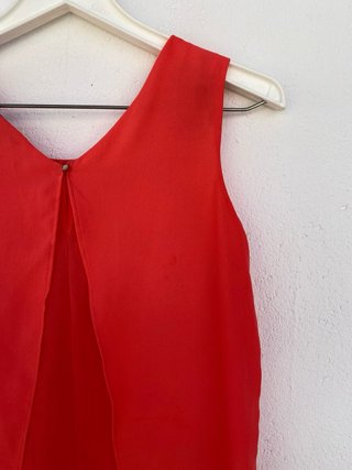 Top Rojo Bershka Cruzado